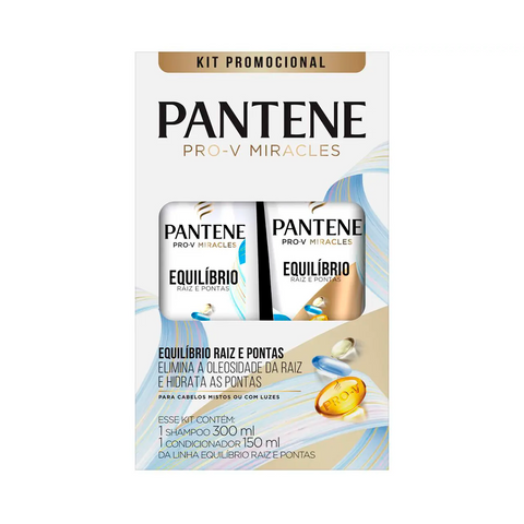 KIT SHAMPOO E CONDICIONADOR PANTENE EQUILIBRIO 450ml