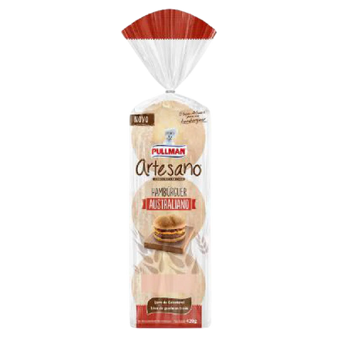 PAO PLUS VITA HAMBURGUER ARTESANO AUST C/6 420g
