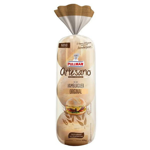 PAO PLUS VITA HAMBURGUER ARTESANO ORIG C/6 420g