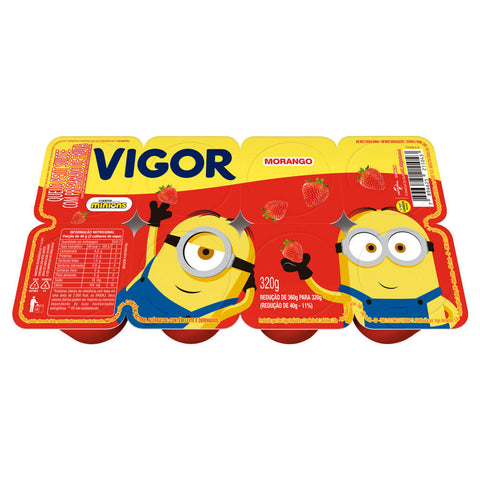 IOGURTE VIGOR PETIT SUISSE MORANGO 320g