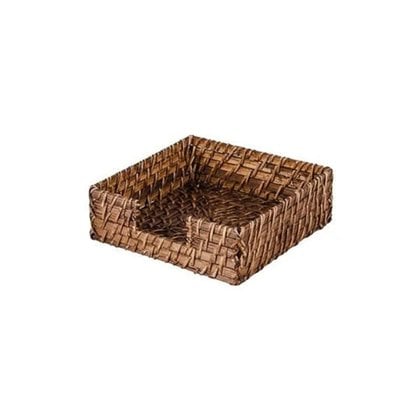 PORTA GUARDANAPO MUNDIART QUADRADO 18X18X6 cm