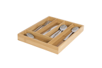 PORTA TALHER MUNDIART BAMBU RET 32X27,7X4CM