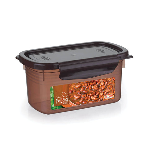 POTE NITRONPLAST FEIJAO C/TRAVAS 850ml