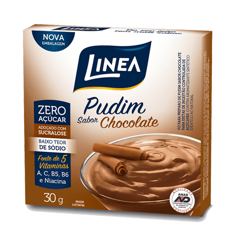 PUDIM LINEA ZERO CHOCOLATE 30g