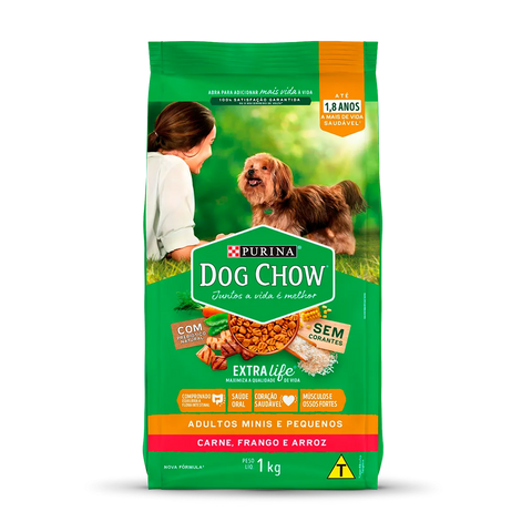 RACAO DOG CHOW FRANGO LEIT ARZ FILHOTES RP SH 100g