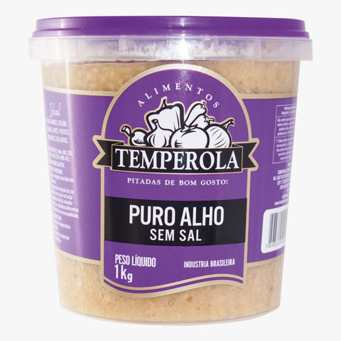 TEMPERO PALLNI ALHO S/SAL PURO PICADO 1,01kg