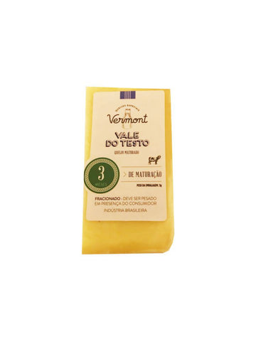 QUEIJO VALE DO TESTO VERMONT 3 MESES MATURACAO 200g