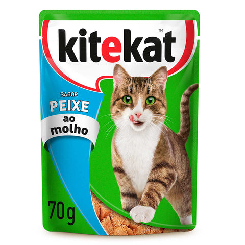RACAO KITEKAT SH 70g PEIXE AO MOLHO