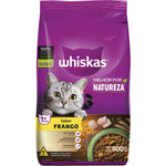 RACAO WHISKAS ADULTOS FRANGO 900g