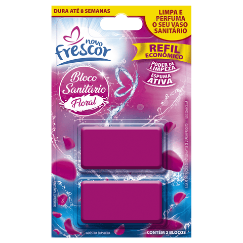 BLOCO SANITARIO DCASA FLORAL C/2 RF 28g