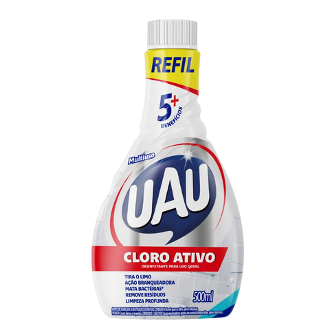 LIMPADOR UAU MULTIUSO CLORO REFIL 500ml