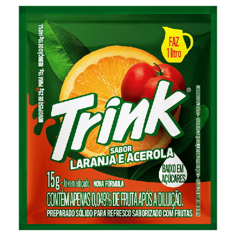 REFRESCO TRINK LARANJA ACEROLA 15g