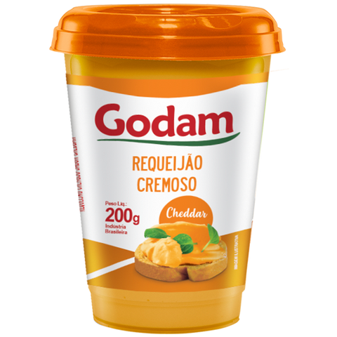 REQUEIJAO GODAM CREM CHEDDAR 200G