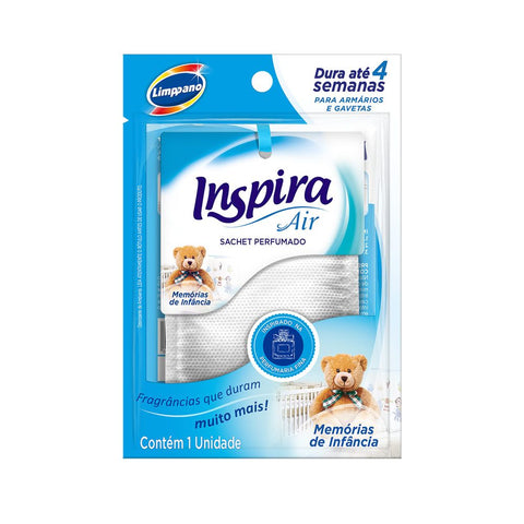 SACHE PERFUMADO INSPIRA AIR MEMORIAS INFANCIA C/1