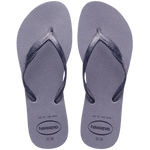 HAVAIANAS SLIM GLOSS CINZA GELO 41/42