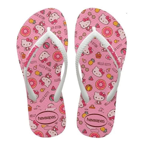 HAVAIANA SLIM HELLO KITTY ROSA MACARON 27/28
