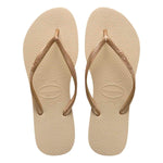 HAVAIANAS SLIM AREIA/DOURADO CLARO 35/36