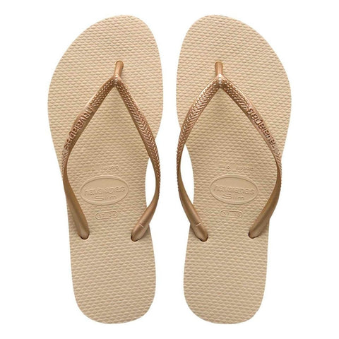 HAVAIANAS SLIM AREIA/DOURADO CLARO 35/36