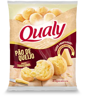 PAO DE QUEIJO QUALY 375G TRADICIONAL