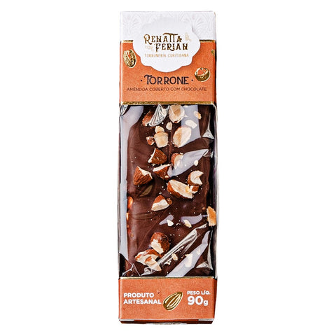 TORRONE RENATTA FERIAN PREMIUM 90G AMENDOA C/CHOCO