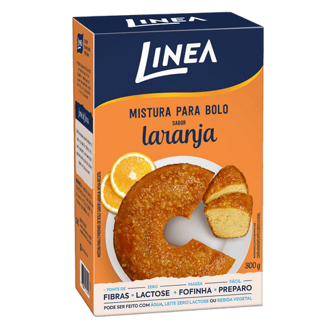MISTURA DE BOLO LINEA ZERO LARANJA 300g