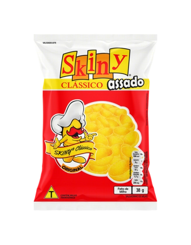 BISCOITO SKINY ASSADO QUEIJO 36g