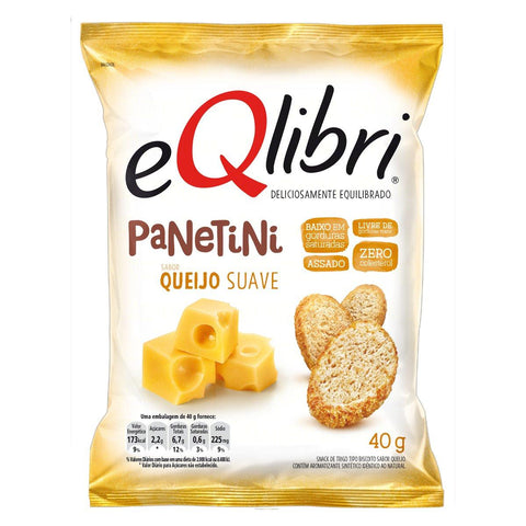 BISCOITO EQUILIBRI PANETINI 40g QUEIJO SUAVE