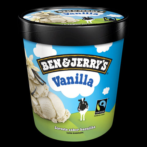 SORVETE BEN&JERRYS VANILLA BAUNILHA 458ml
