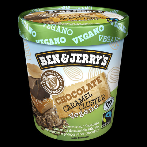 SORVETE BEN&JERRYS VEGANO CHOCOLATE CARAMEL CLUST 458ml