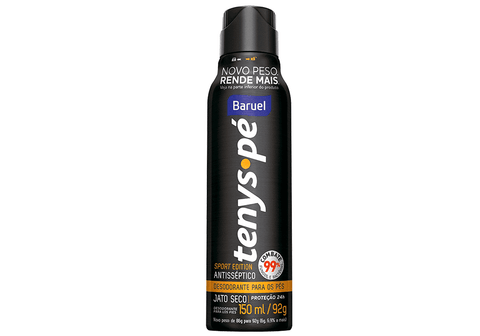 DESODORANTE TENYS PE BARUEL AERO JATO SECO SPORT ED 150ml
