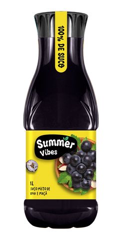 SUCO SUMMER UVA MAÇA 1l