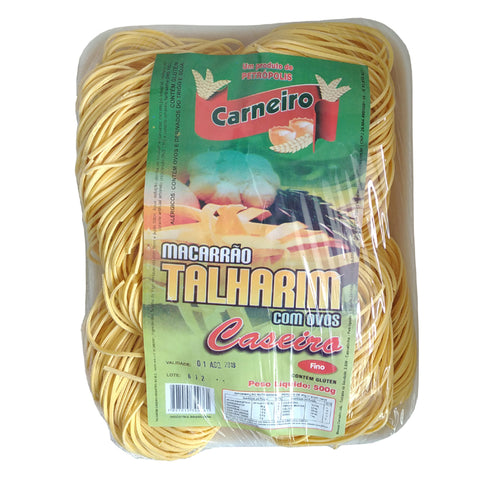 MACARRAO CARNEIRO OVOS 500G TALHARIM FINO