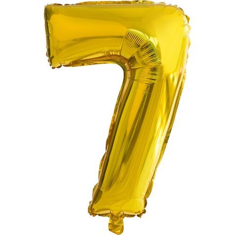 BALAO ALEGRIA FESTA METALIZADO DOURADO N7 C/1