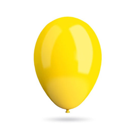 BALAO ALEGRIA FESTA LISO AMARELO T.6,5 C/50