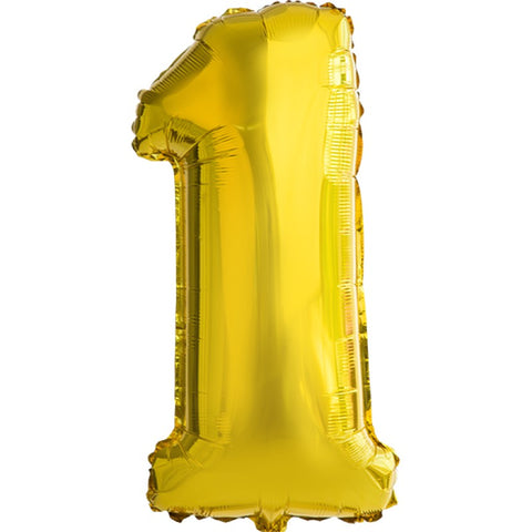 BALAO ALEGRIA FESTA METALIZADO DOURADO N1 C/1