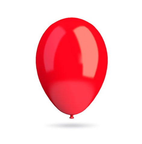 BALAO ALEGRIA FESTA LISO VERMELHO T.6,5 C/50