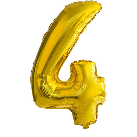 BALAO ALEGRIA FESTA METALIZADO DOURADO N4 C/1