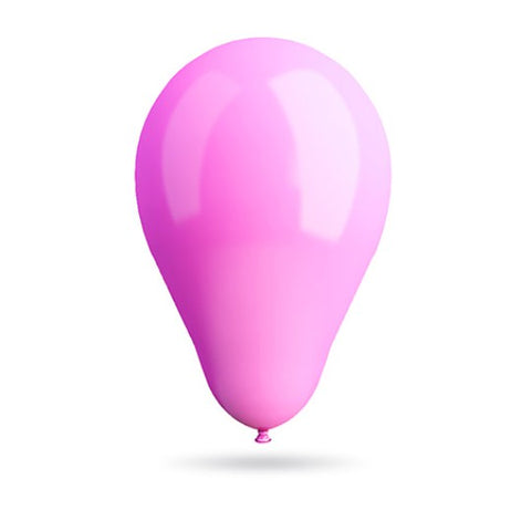 BALAO ALEGRIA FESTA LISO ROSA T7 C/10