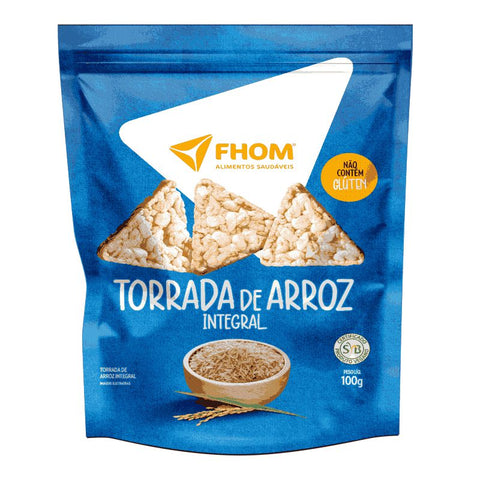 TORRADA FHOM DE ARROZ INTEGRAL 100g