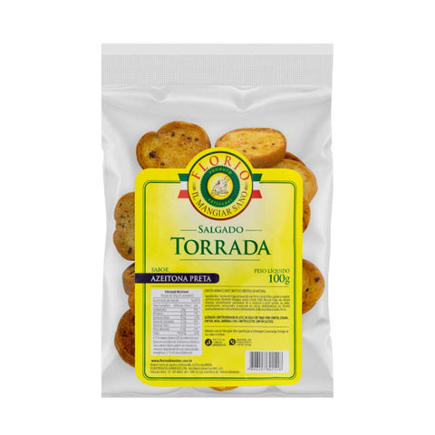 TORRADA FLORIO AZEITONAS PRETAS 100g