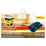 INSETICIDA RAID ISCAS MATA BARATAS C/6 2,6G CADA