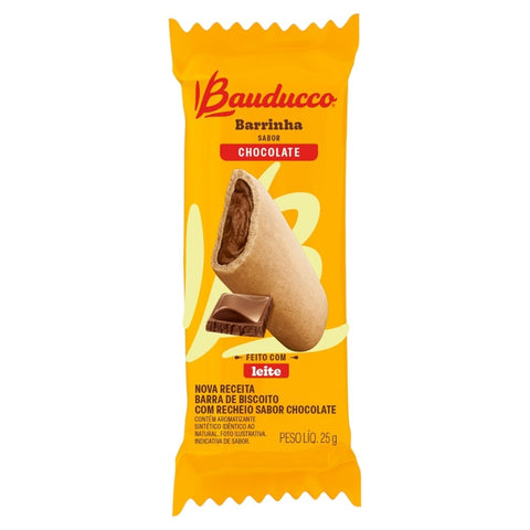 BISCOITO BAUDUCCO BARRINHA CHOCOLATE 25g