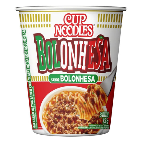 MACARRAO INST NISSIN CUP NOODLES 72g BOLONHESA