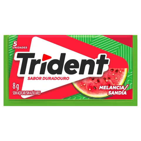 CHICLETE TRIDENT 8g MELANCIA