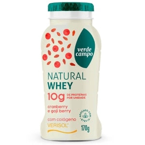 IOGURTE VERDE CAMPO NAT WHEY 10 CRANB/GOJIBERRY 170g