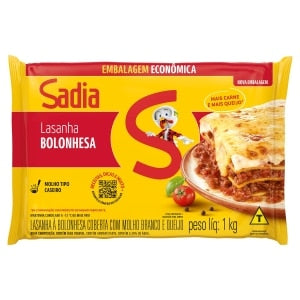 LASANHA SADIA BOLONHESA FAMILIAR 1KG