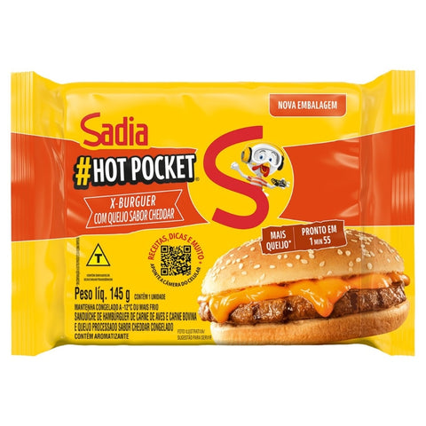 SANDUICHE SADIA HOT POCKET X-CHEDDAR 145g