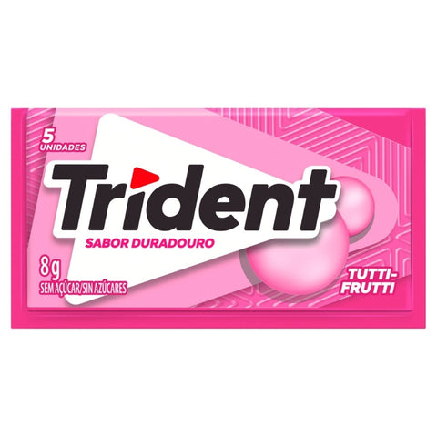 CHICLETE TRIDENT 8g TUTTI FRUTTI