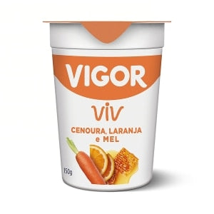 IOGURTE VIGOR VIV CENOURA LARANJA MEL 150g