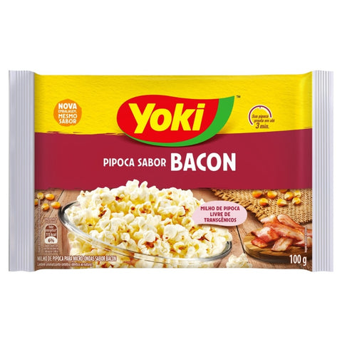 PIPOCA YOKI POPCORN BACON 100g